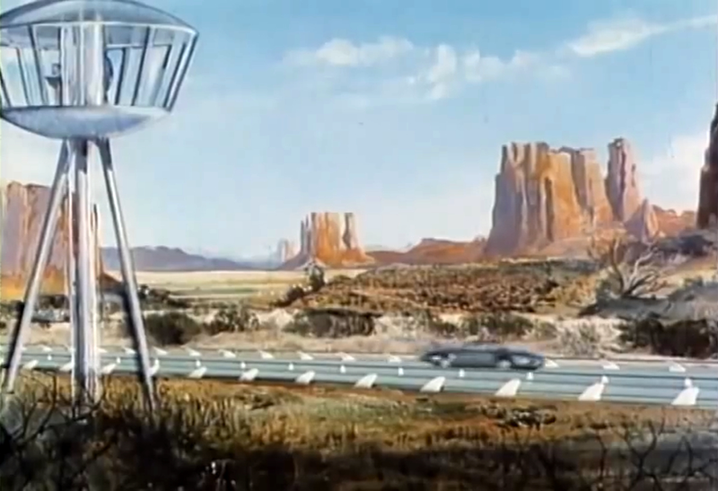 Illustration for article titled A Family of Singing Time-Travelers Drive the Highways of Tomorrow
